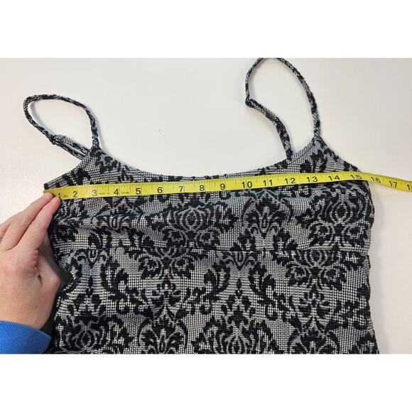 UO Monette Black Jacquard Mini Dress size M wool blend flirty whimsigoth EUC emo - Picture 11 of 12